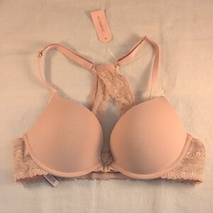 Pink Lace Bra, 36A, Racerback, NWT Dobreva